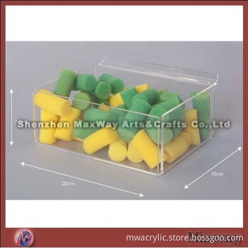 Cubic High Grade Wall Mounted 20*15*7.5cm Acrylic Tray